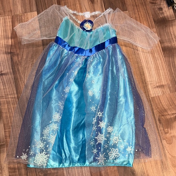 Disney Costumes Disney Frozen Elsa Dress Upcostume Dress Poshmark